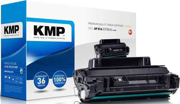 KMP Alternativ-Toner - kompatibel zu HP 81A / CF281A - (H-T227) - schwarz